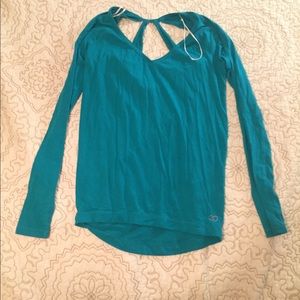 CALIA by Carrie Cut Out Workout Top